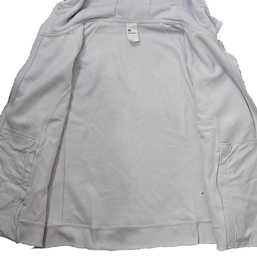 All In Motion Lilac Full Zip Hoodie Jacket Women's Large NEW Thumbholes Pockets‎ - Picture 12 of 12